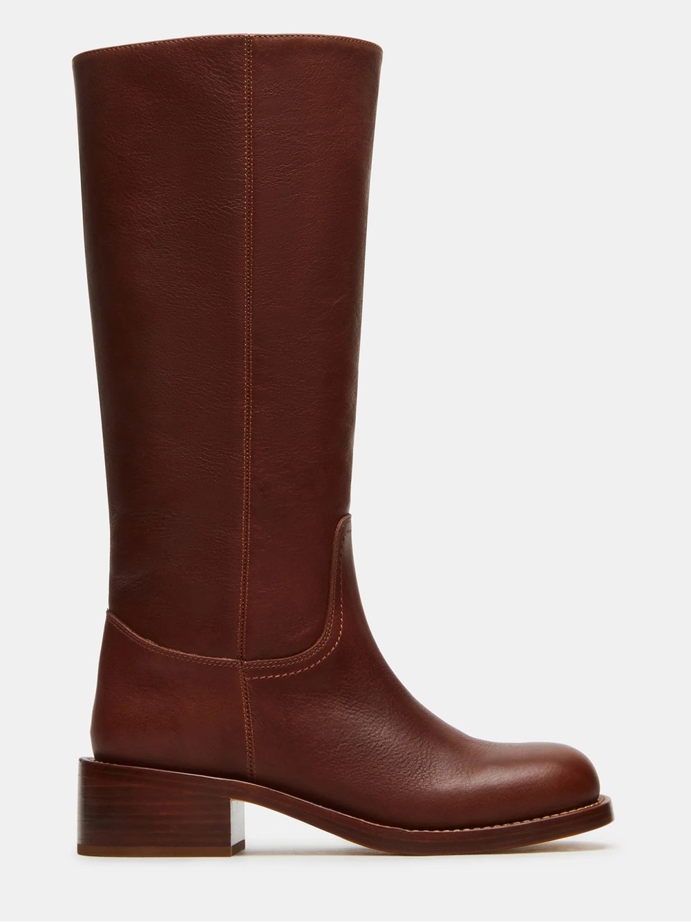 Brand New- Steve Madden Riggs Boot in Rust Leather Brown 👢🤎 - Picture 10 of 13
